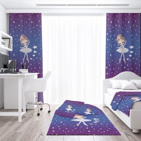 غرفة راقصة البالي (لون ليلكي9